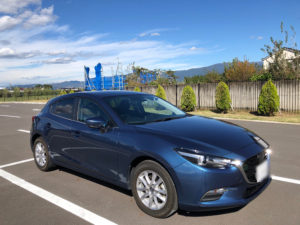 Eternal Blue Mica Mazda Car Axela