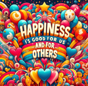 Happiness is good for us and for others.