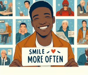 Smile more often