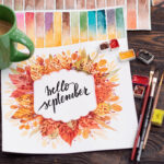 An image on the table with a warm welcoming of hello September