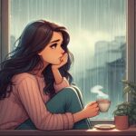 Contemplative woman feeling uneasy about her relationship. Believing that God is protecting you.