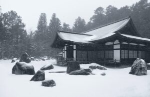 Cold winter in Japan