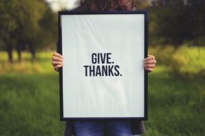 gratitude prayer