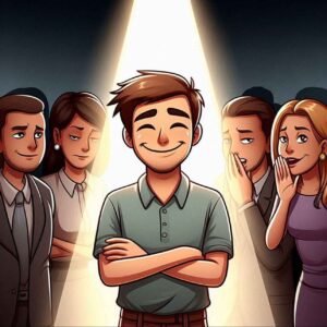 A visually compelling take on how jealousy can lurk in the shadows of even the closest relationships. Perfect for understanding social tension.