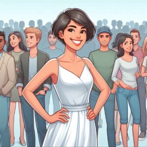 A confident person standing tall even when not everyone around is friendly has mastered the idea of how not to take things personally.