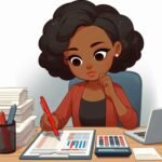 Carefully reviewing financial data for errors.