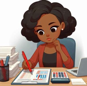 Carefully reviewing financial data for errors.